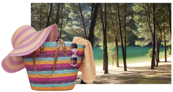 Vista panoramica embalse de Bolarque aguas cristalinas turquesas montanas Almonacid de Zorita Guadalajara